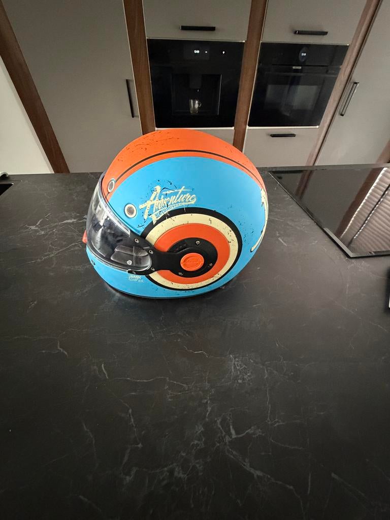 SMK integraalhelm retro, Ophalen, Zo goed als nieuw, Extra small of kleiner