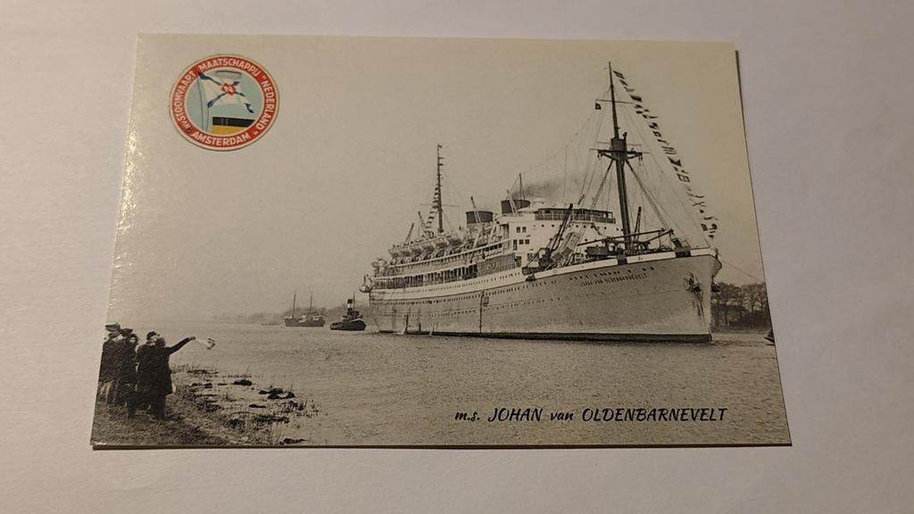 Schepen OPLAGE SLECHTS 10 ex. m.s. JOHAN van OLDENBARNEVELT, Verzamelen, Ophalen of Verzenden, 1980 tot heden