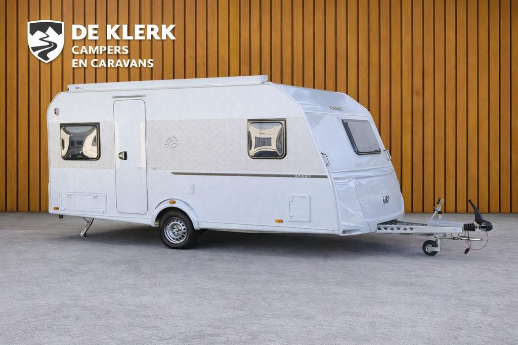 Knaus SPORT 450 FU gas uitvoering (bj 2025), Caravans en Kamperen, Caravans, Bedrijf, Info@deklerkcaravans.nl, 6 tot 7 meter, Knaus