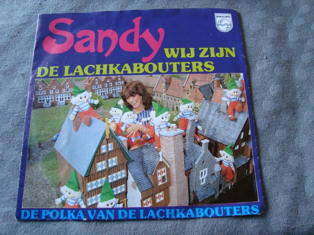 Sandy - wij zijn de lachkabouters, Cd's en Dvd's, Vinyl Singles, Ophalen of Verzenden, Zo goed als nieuw, Nederlandstalig, Single