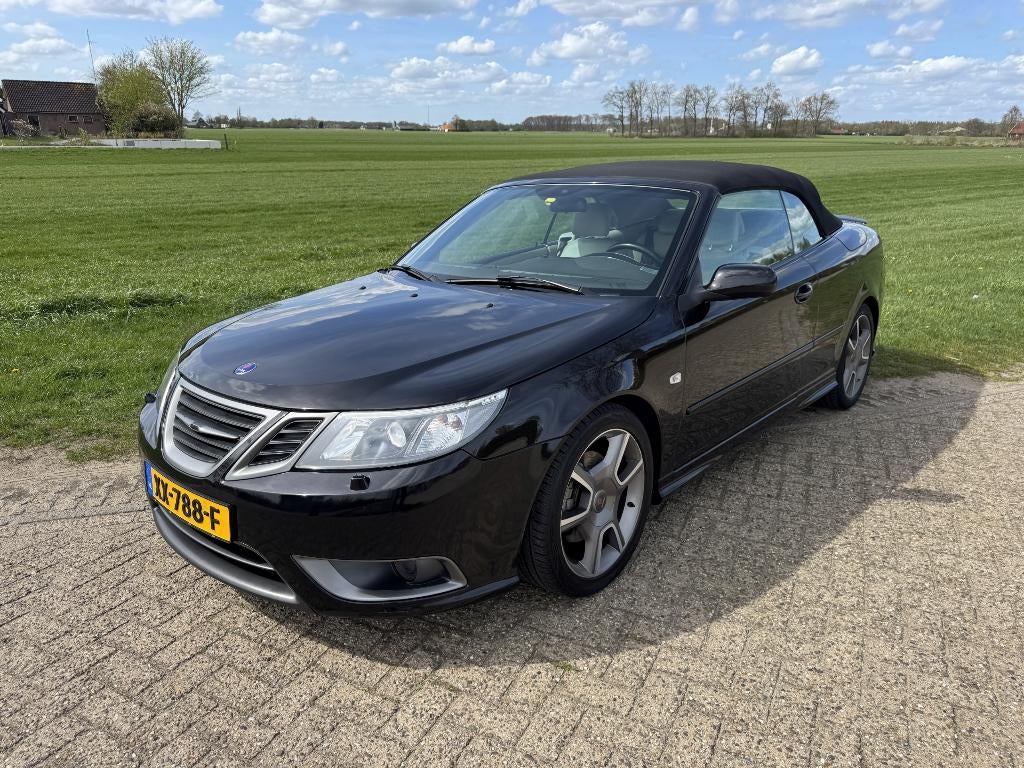 Saab 9-3 Cabrio 2.0T Vector (Aero), Auto's, Beige, 4 cilinders, Cabriolet, 4 stoelen