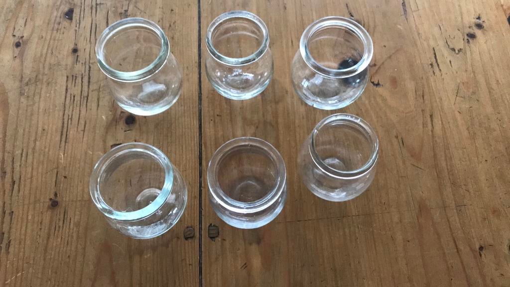 6 oude franse medicijnen potjes, Antiek en Kunst, Ophalen of Verzenden