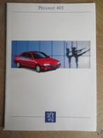 Autofolder: Folder Peugeot 405. Folder is nieuw uit 1990., Ophalen of Verzenden, Nieuw, Peugeot