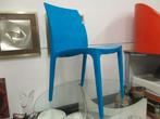 blauw kunststof Allibert vintage design stoel retro vintage, Kunststof, Gebruikt, Blauw, ?