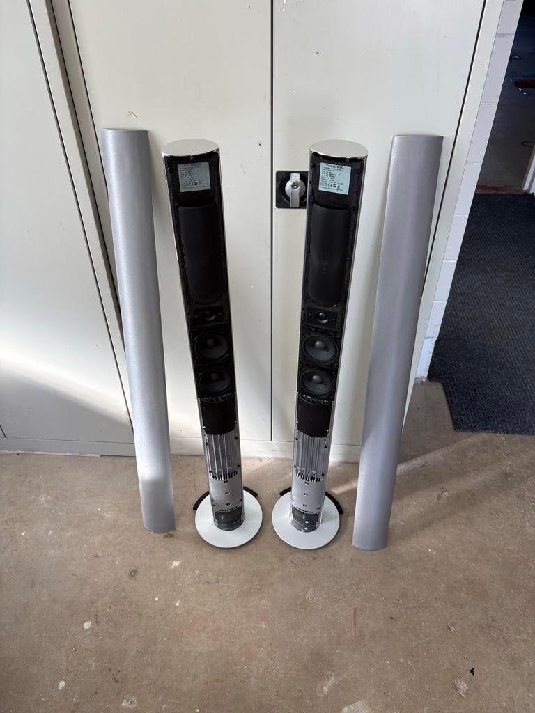 Bang & Olufsen BeoLab 6000 MKII Speakers - Zilver, Zo goed als nieuw, 120 watt of meer, Front, Rear of Stereo speakers, Ophalen