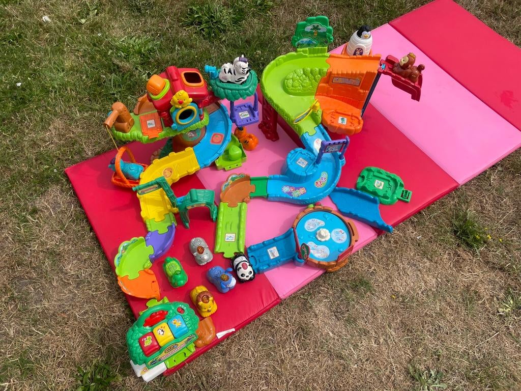 Zoef zoef dieren, Dierentuin en Boomhut, Kinderen en Baby's, Speelgoed | Vtech, Ophalen, Zo goed als nieuw, 2 tot 4 jaar
