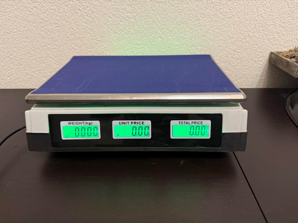 Cli-mate Digitale Winkelweegschaal - 15kg Capaciteit, Witgoed en Apparatuur, Weegschalen, Winkelweegschaal, Ophalen of Verzenden