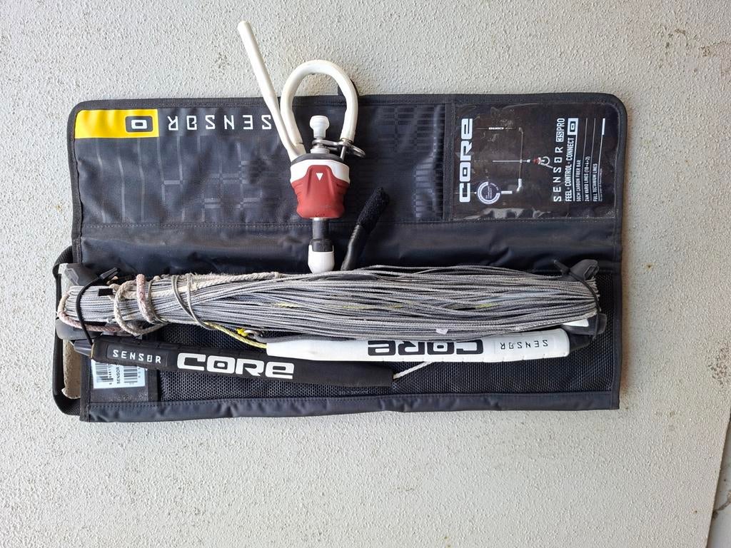 Core Sensor 3S Pro Bar 2x, Watersport en Boten, Kitesurfen, Gebruikt, 9 m², Bar, Geen board