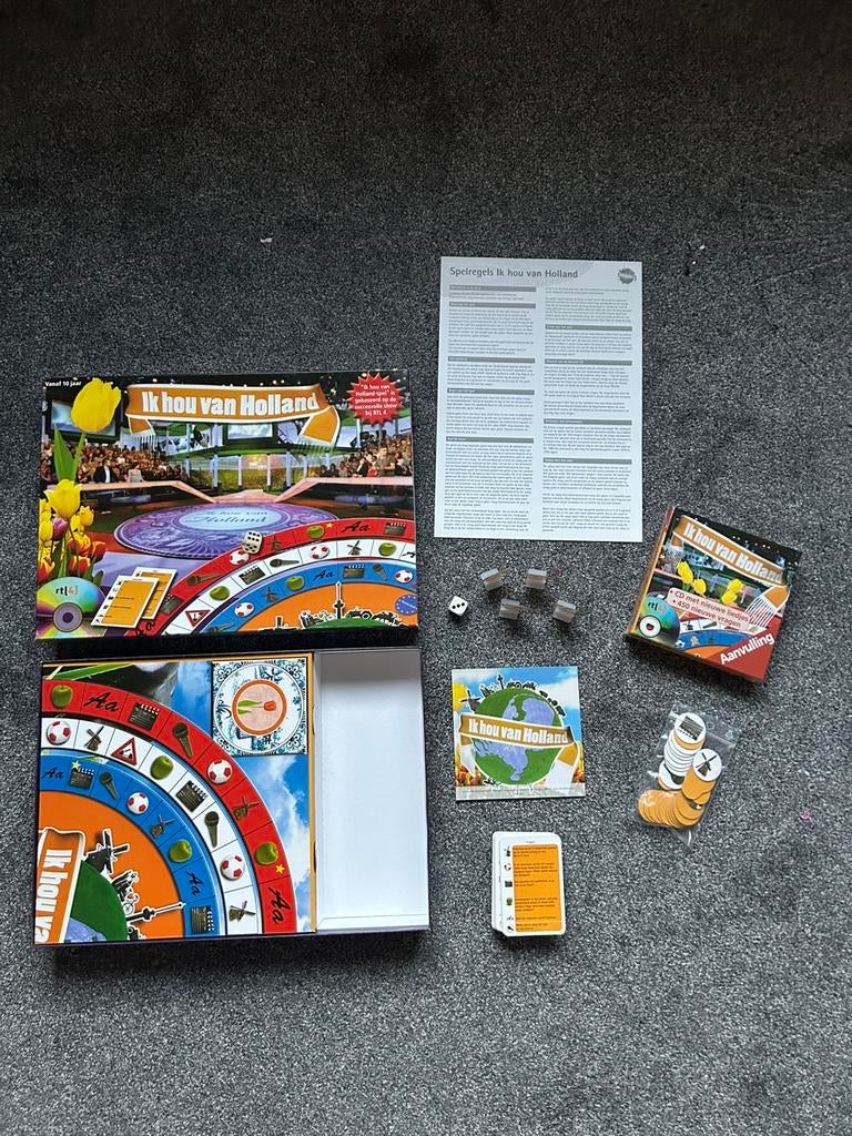 Spel ‘Ik hou van holland’ plus aanvulling te koop, Ophalen of Verzenden