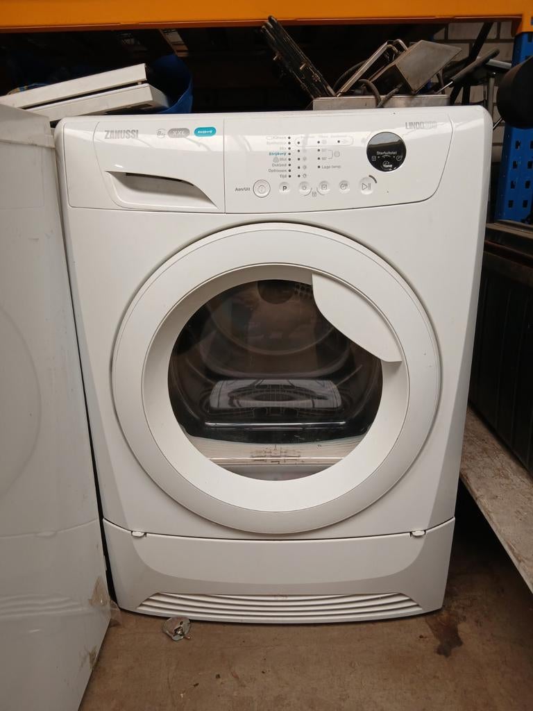 Zanussi wasdroger 8 kg, Ophalen