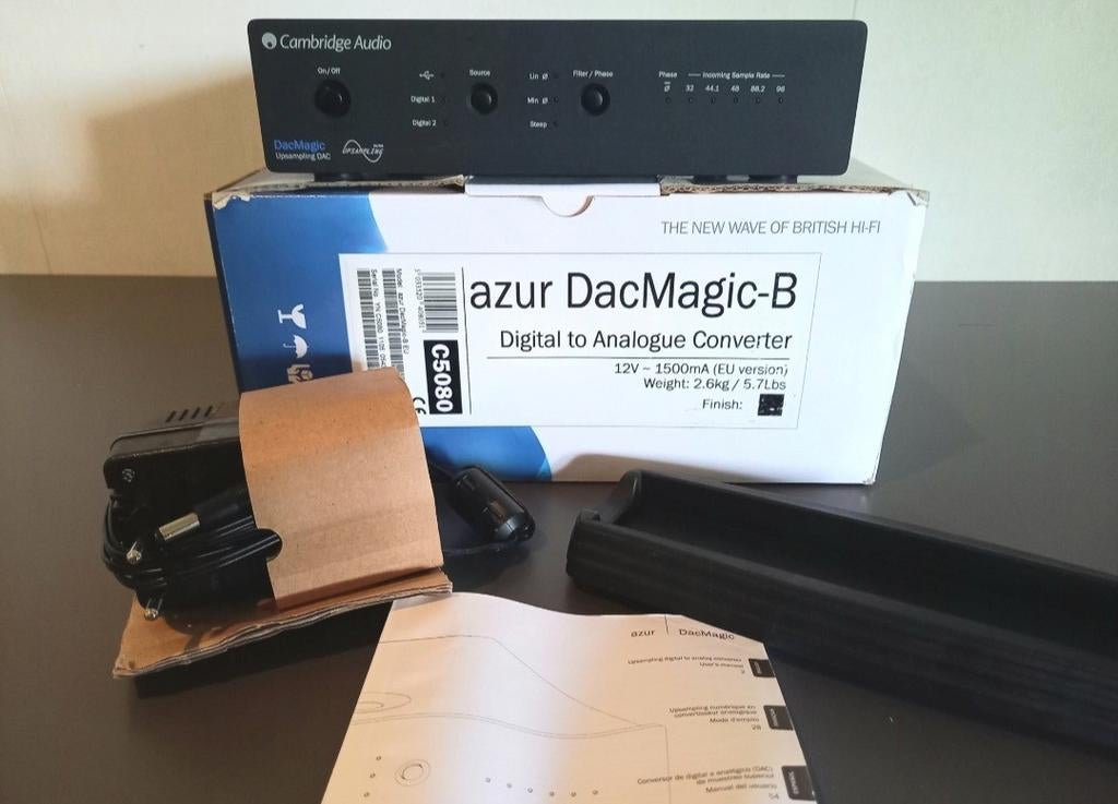 CAMBRIDGE AUDIO DACMAGIC UPSAMPLING 2X WOLFSON / XLR BOXED, Audio, Tv en Foto, Ophalen of Verzenden, Zo goed als nieuw
