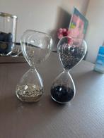2 Zandlopers van Glas - Decoratief en Tijdloos, Ophalen of Verzenden, Zo goed als nieuw