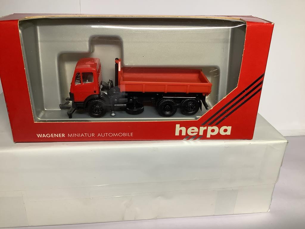 Herpa H0/1:87 Mercedes-Benz Kipper 871000 - Nieuw in doos, Ophalen of Verzenden, Nieuw, Bus of Vrachtwagen, Herpa