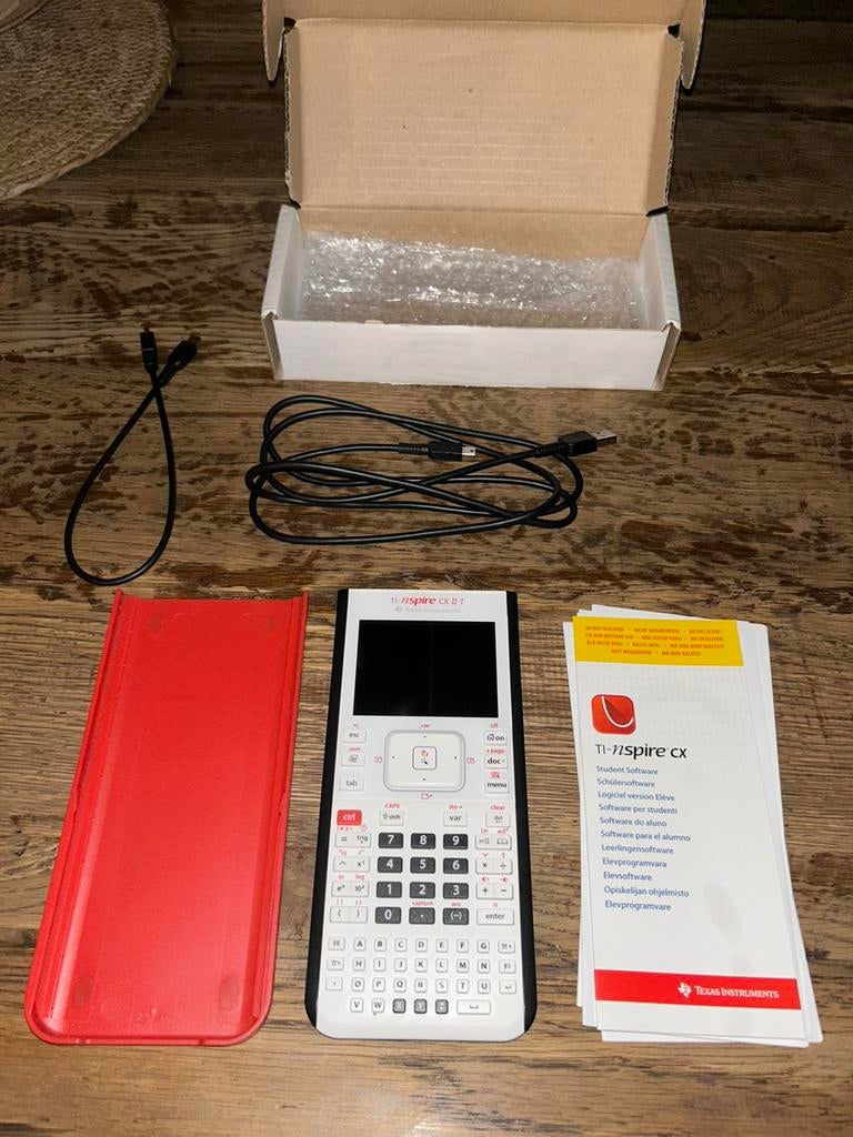 Grafisch rekenmachine (TI- nspire CX), Ophalen, Zo goed als nieuw