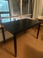 Zwart/bruine eettafel Ikea, Huis en Inrichting, Tafels | Eettafels, Ophalen, Gebruikt, Rechthoekig, 50 tot 100 cm