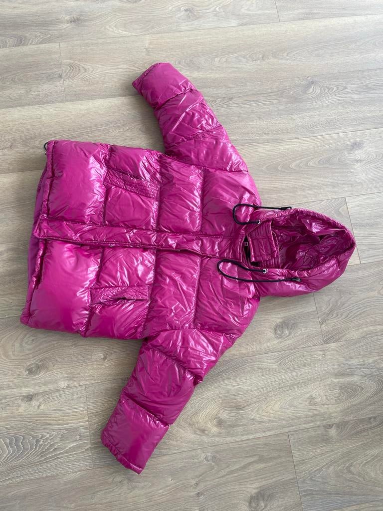 Roze Diesel dons winterjas - Maat M, Ophalen of Verzenden, Gedragen, Maat 38/40 (M), Roze