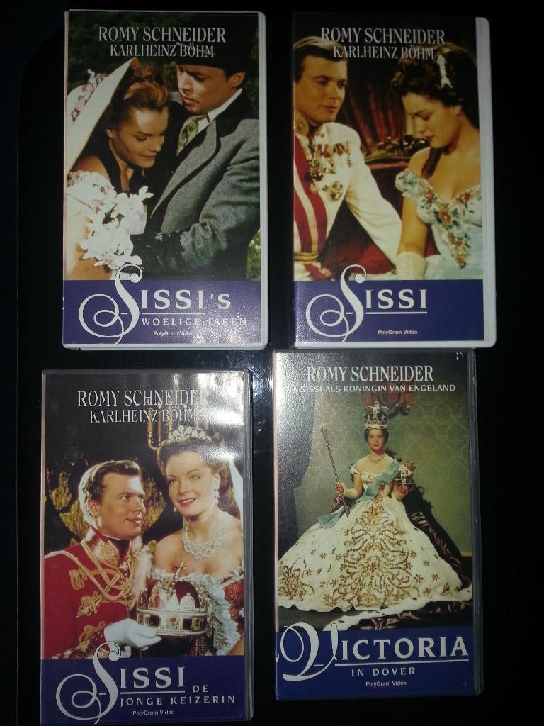4X SISSI OP VHS, Alle leeftijden, Ophalen of Verzenden, Zo goed als nieuw