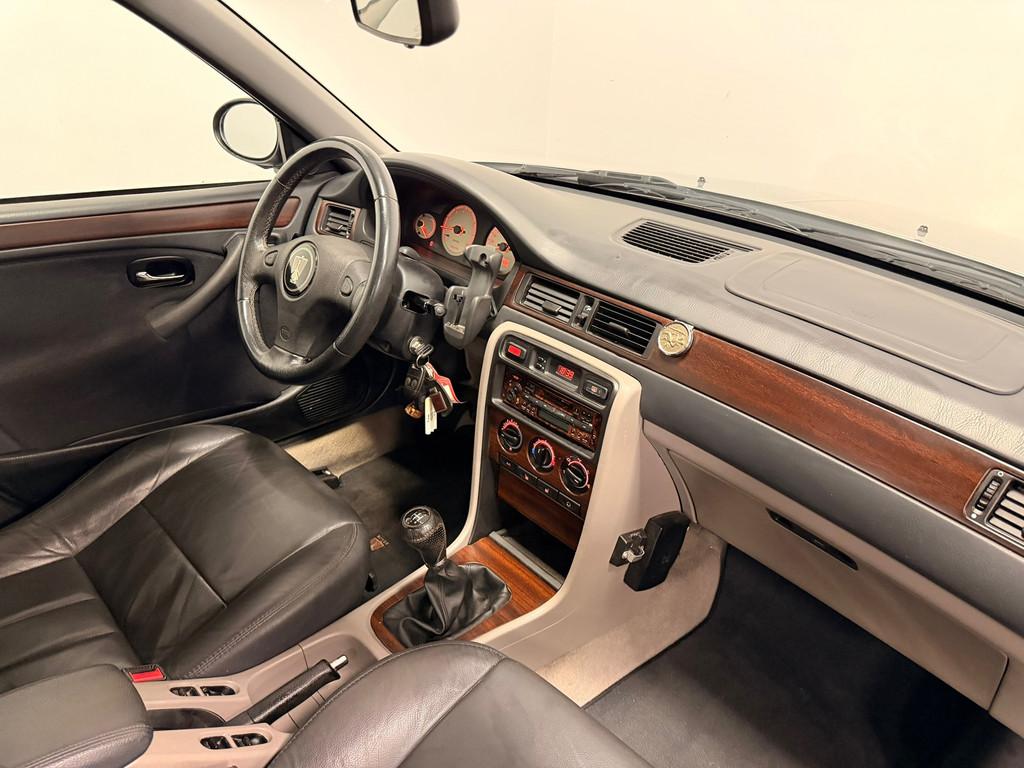 Rover 45 1.8 Sterling |Leer | Airco, Auto's, Rover, Voorwielaandrijving, Gebruikt, Zwart, 4 cilinders