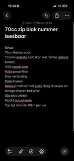 70cc blok, Fietsen en Brommers, Ophalen, Zo goed als nieuw, Tweetakt, Overige modellen