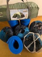 Voor 4 personen: tent, slaapzakken en matjes, Ophalen, Zo goed als nieuw