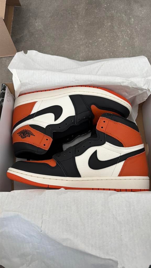 Jordan 1 Retro High OG Shattered Backboard (2025) 43 US 9,5, Verzenden, Zwart, Nieuw, Sneakers of Gympen