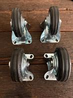 Bok wielen Nieuw 60kilo Draagvermogen 4 voor 15,00, Doe-het-zelf en Verbouw, Ophalen of Verzenden, Nieuw