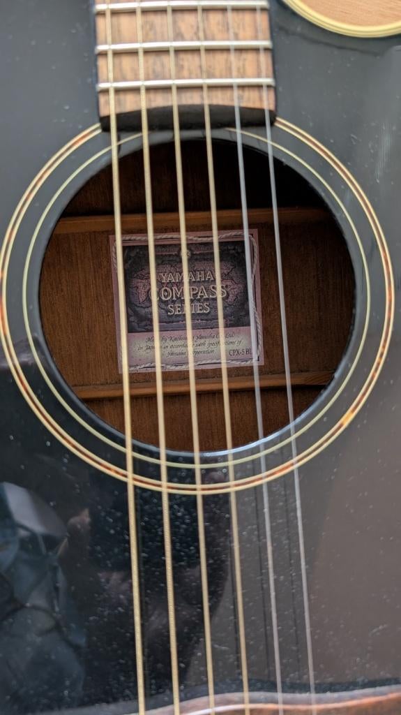 Yamaha Compas series electrisch/akoustische western gitaar, Muziek en Instrumenten, Ophalen of Verzenden, Gebruikt, Western- of Steelstringgitaar