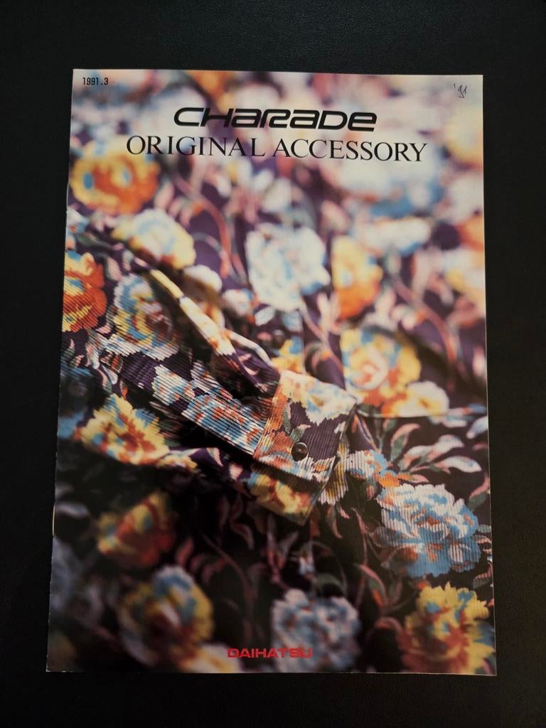 Brochure Daihatsu Charade G100 accessoires 1991 Japans, Ophalen of Verzenden, Zo goed als nieuw, Overige merken