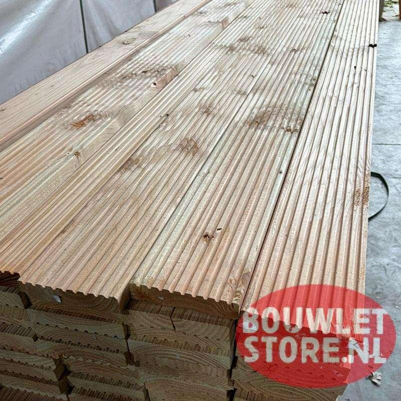 Douglas vlonderplanken | Vlonderplank | Dekdelen | 28x145mm, Tuin en Terras, Ophalen of Verzenden, Nieuw, 250 cm of meer, Planken