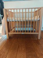 babyuitzet: badset en wieg/co-sleeper, Ophalen, Gebruikt, Rechthoekig, In hoogte verstelbaar