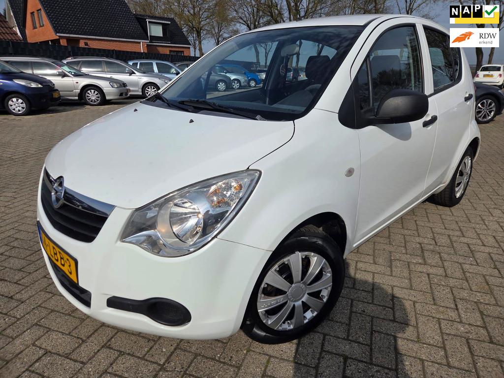 Opel Agila 1.0 Selection 5Drs 2010. Stuurbekrachtiging/Hoge, Stof, Zwart, Origineel Nederlands, Bedrijf