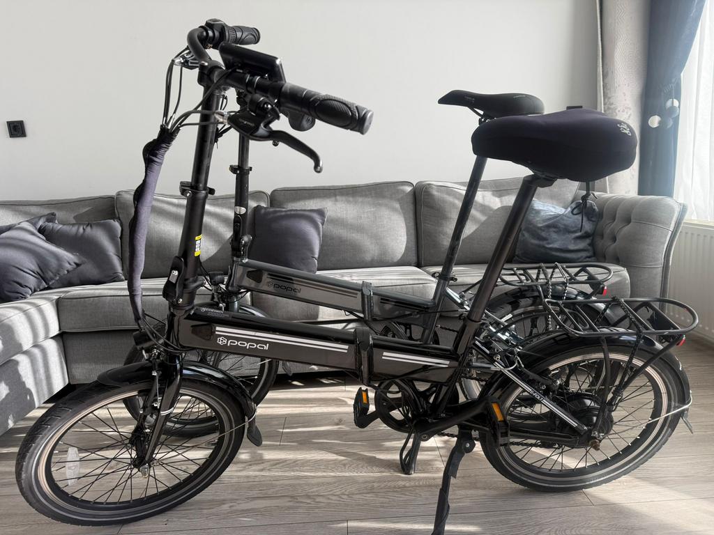 2x Elektrische vouwfietsen set, Fietsen en Brommers, Fietsen | Vouwfietsen, 20 inch of meer, Versnellingen, Zo goed als nieuw