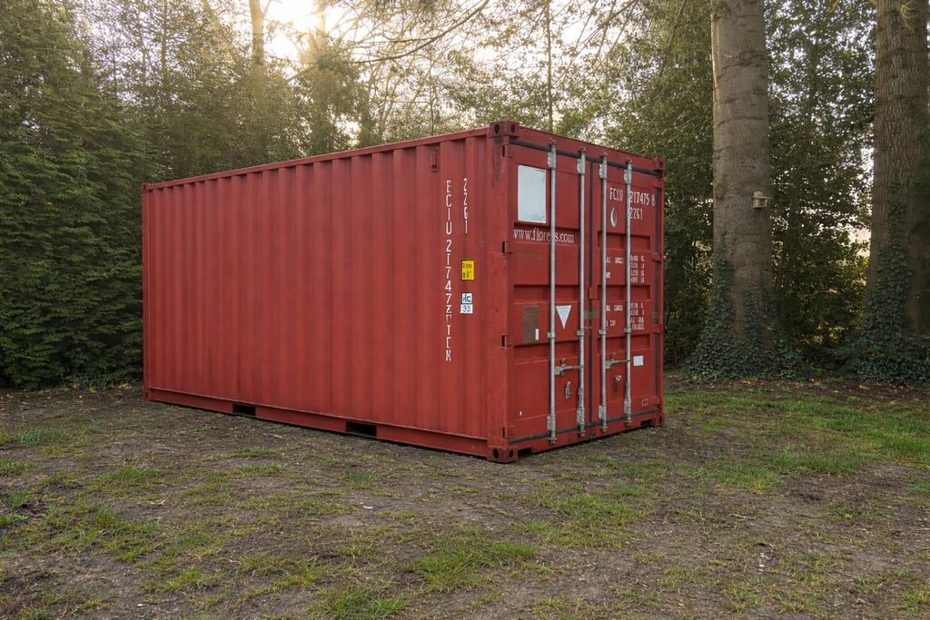 20 ft Zeecontainer te koop, Ophalen