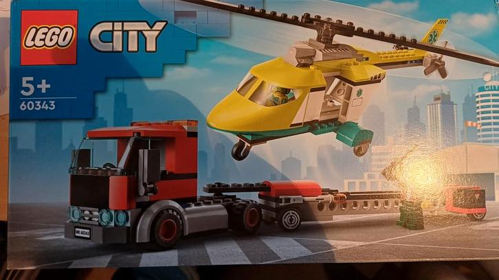 Lego City 60343 Reddingshelicopter -NIEUW en ONGEOPEND-, Kinderen en Baby's, Speelgoed | Duplo en Lego, Nieuw, Lego, Complete set