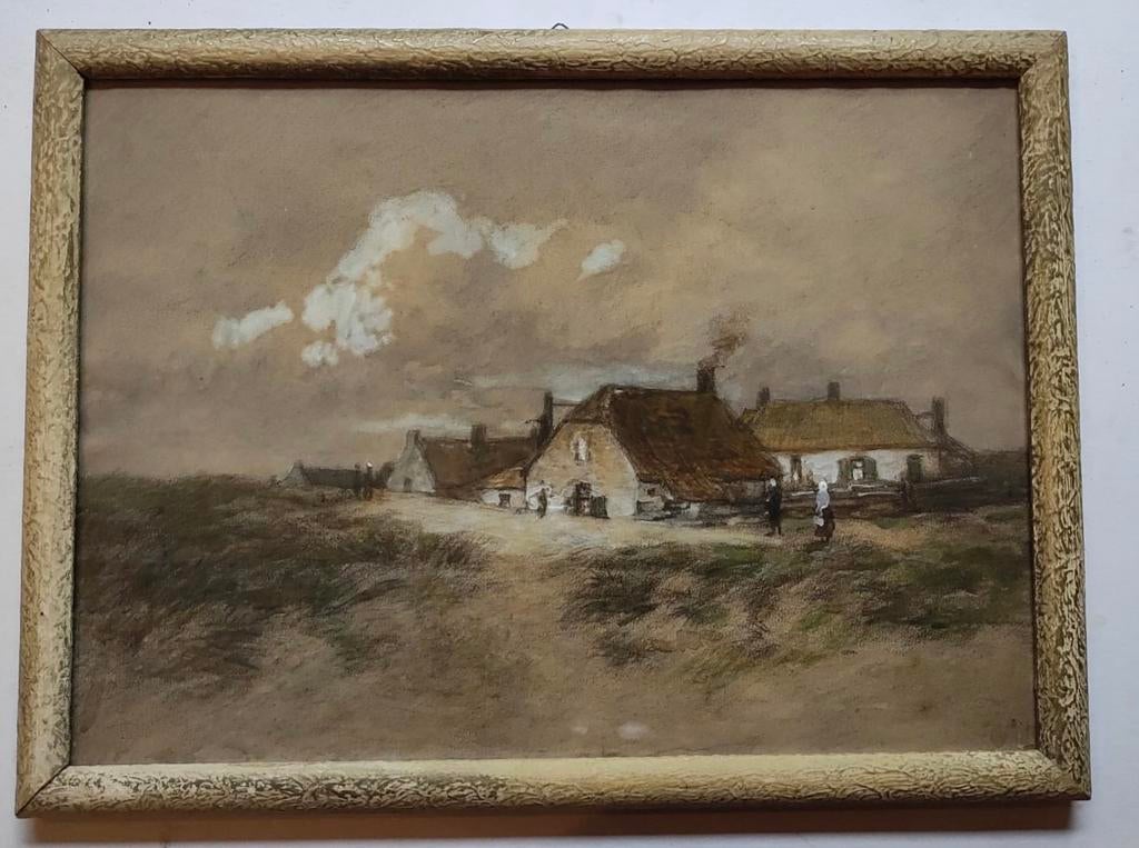 J.H. Wijsmuller - Duingezicht aan de Nederlandse kust, Antiek en Kunst, Ophalen of Verzenden