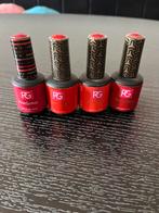 Pink Gellac 4 potjes rood, Gebruikt, Ophalen of Verzenden, Rood, Handen en Nagels