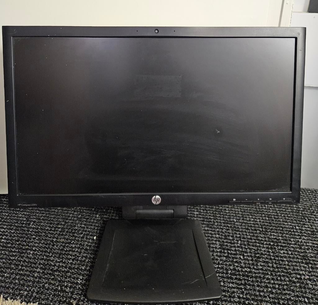 HP Compaq LE2202X 21.5 inch Full HD Monitor, Computers en Software, Monitoren, Gebruikt, Kantelbaar, Full HD, Ophalen of Verzenden