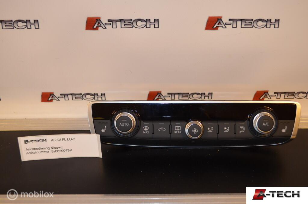 Airco bedieningspaneel Audi A3 8V ('13->) 8v0820043al LO-2, Audi, Nieuw, Audi, Ophalen of Verzenden