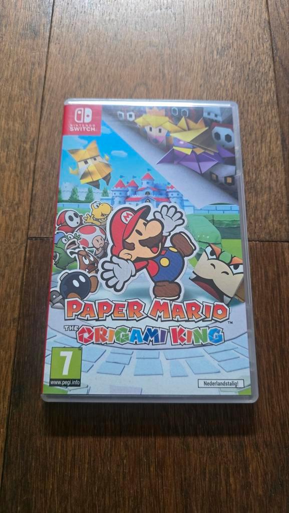 Paper Mario: The Origami King - Nintendo Switch, Spelcomputers en Games, Games | Nintendo Switch, Zo goed als nieuw, Avontuur en Actie