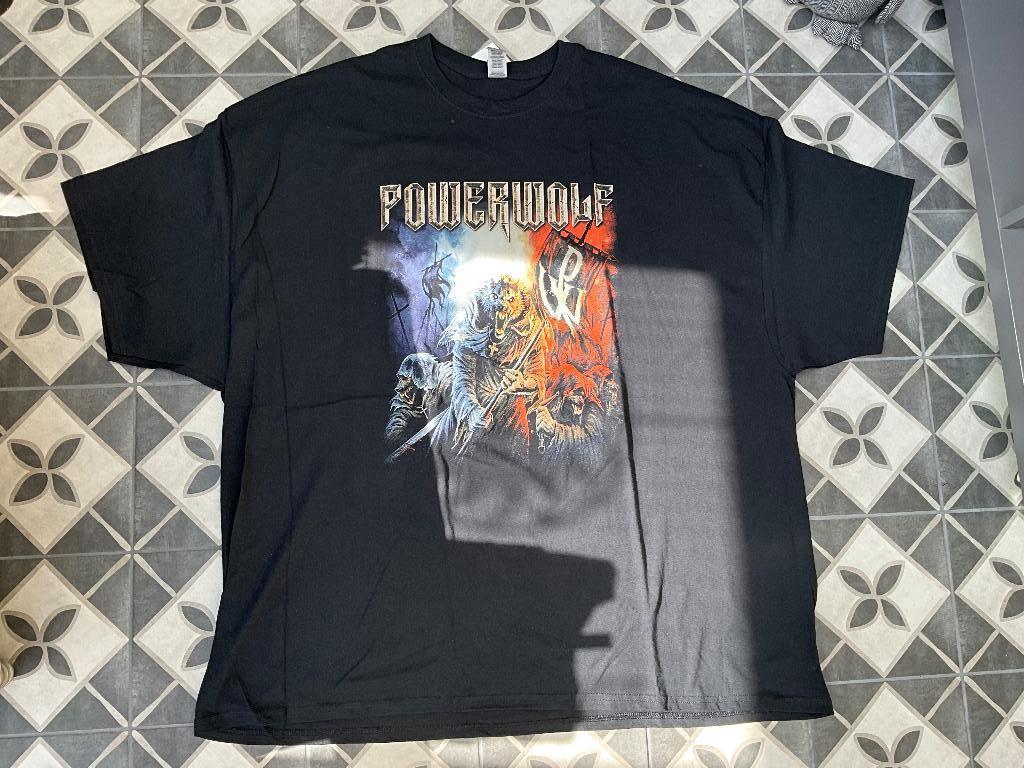Gaaf shirt van Powerwolf maat XXXXXL, Nieuw, Ophalen of Verzenden, Kleding, Gaaf shirt van Powerwolf maat XXXXXL