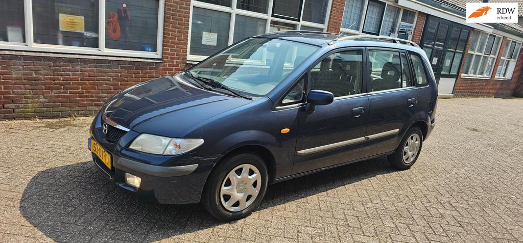 Mazda Premacy 2.0 DiTD Exclusive, Auto's, Mazda, 1998 cc, 1300 kg, 4 cilinders, Blauw
