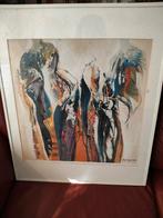 Schilderij zeefdruk van Peter Meijer, Ophalen