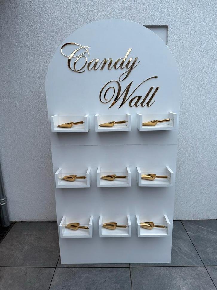 Candy Wall TE HUUR, Hobby en Vrije tijd, Feestartikelen, Zo goed als nieuw, Feestartikel, Verjaardag, Ophalen