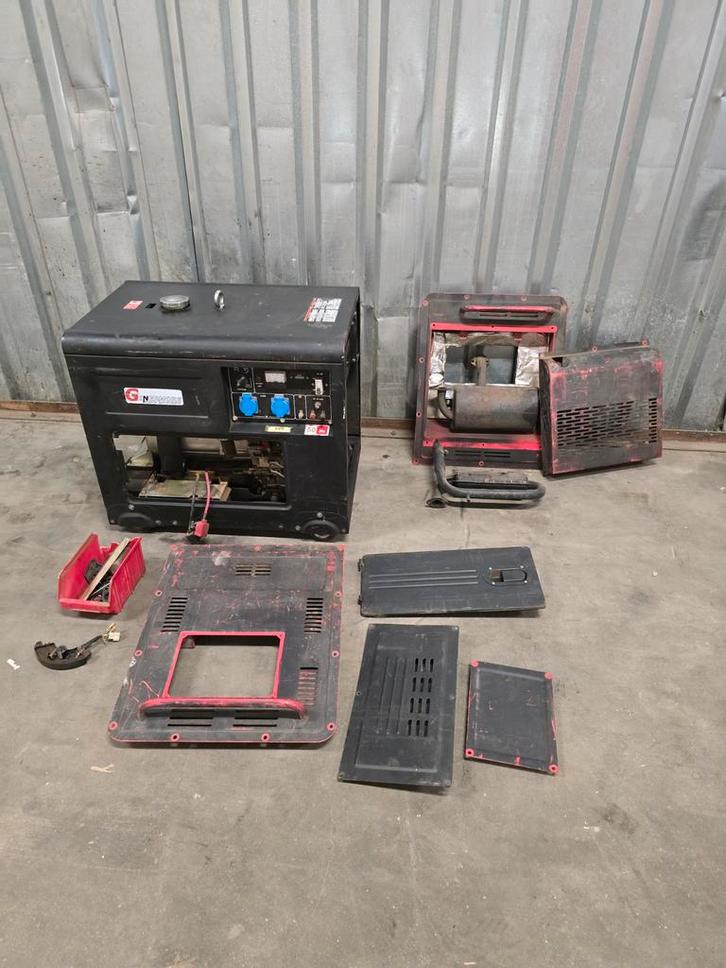 Generome diesel aggregaat defect, Doe-het-zelf en Verbouw, Motoren, Gebruikt, Ophalen