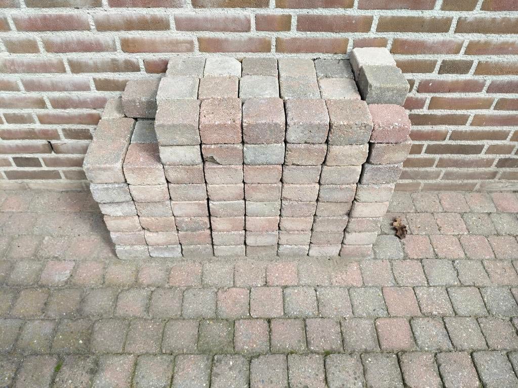 Betonklinkers 10x10x7, 186 stuks, Ophalen of Verzenden