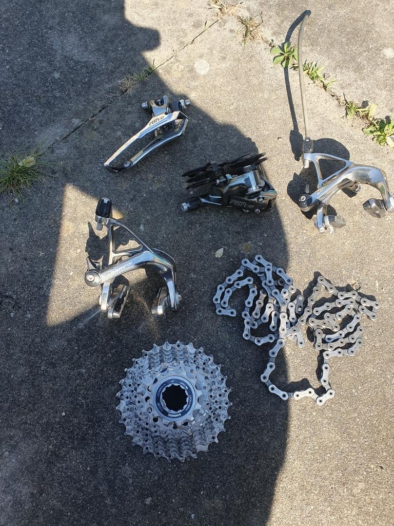 Sram force 10 speed groepset Inc stuur, Fietsen en Brommers, Fietsonderdelen, Ophalen of Verzenden, Stuur