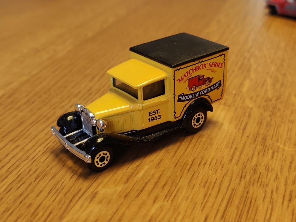 Matchbox Ford Model A Van, Ophalen of Verzenden, Zo goed als nieuw, Auto