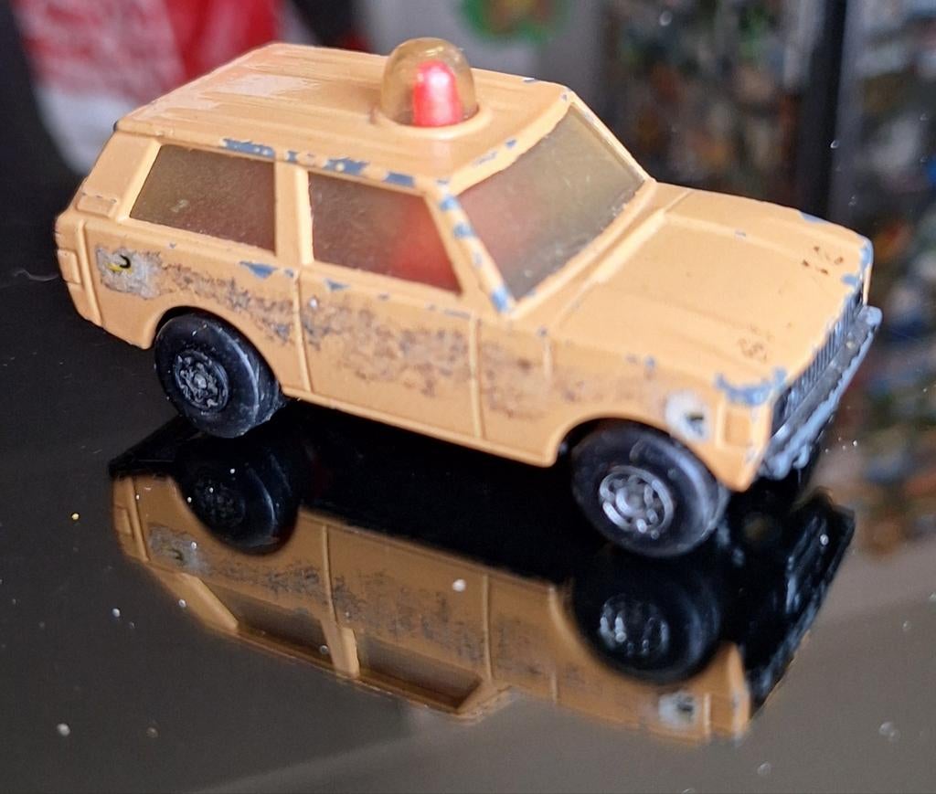 Matchbox rola matics  nr20 police patrol range rover, Ophalen of Verzenden, Gebruikt, Auto
