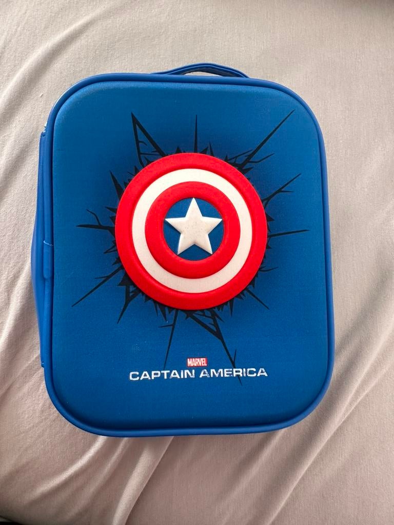 Toilettas toilet tas jongens captain america avengers, Ophalen of Verzenden, Zo goed als nieuw