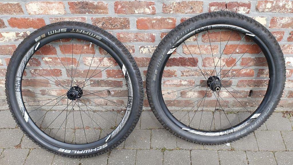 MTB FSA Grid Velgen 27.5 inch met banden, Fietsen en Brommers, Fietsonderdelen, Gebruikt, Aluminium, Mountainbike, Ophalen